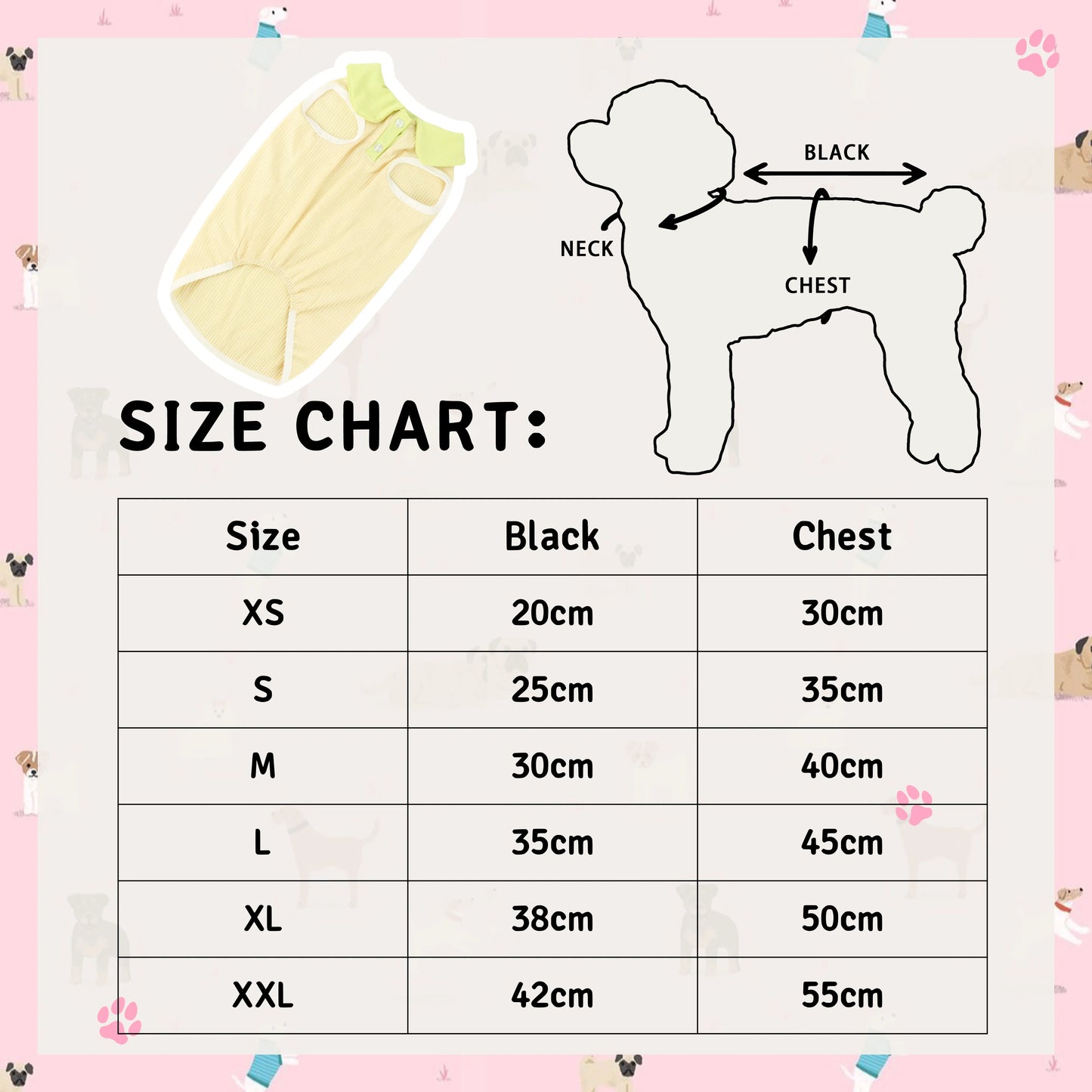 Sleeveless Pet Top with Contrast Collar