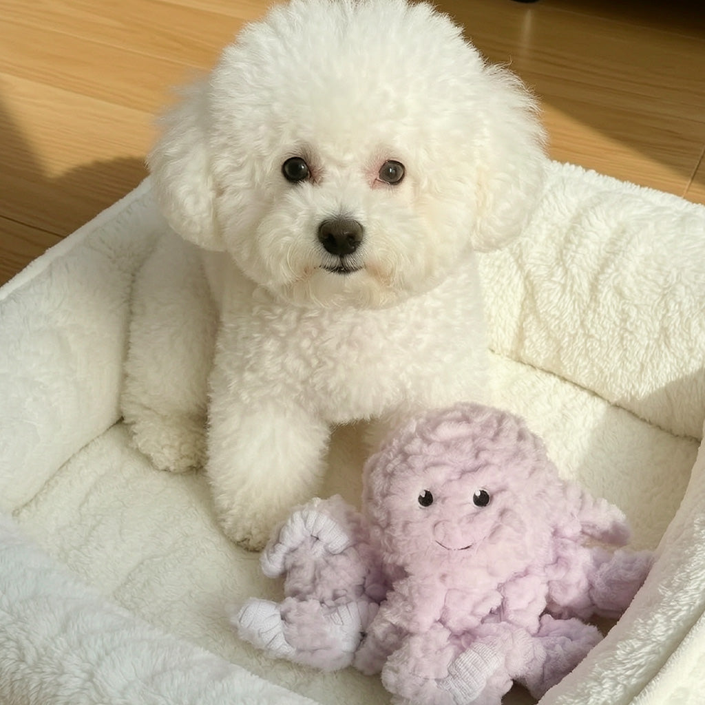Interactive Plush Dog Toy