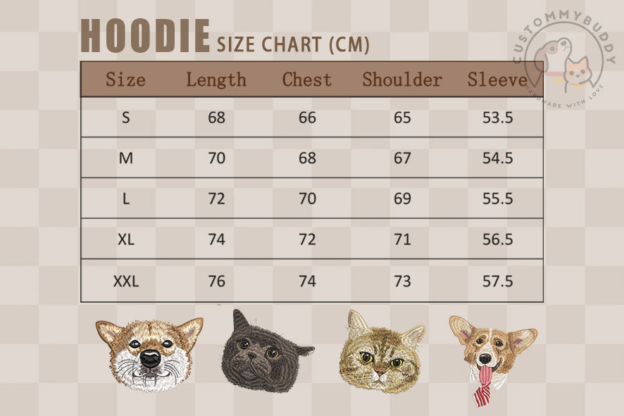 Custom Embroidered Pet Patch Hoodie