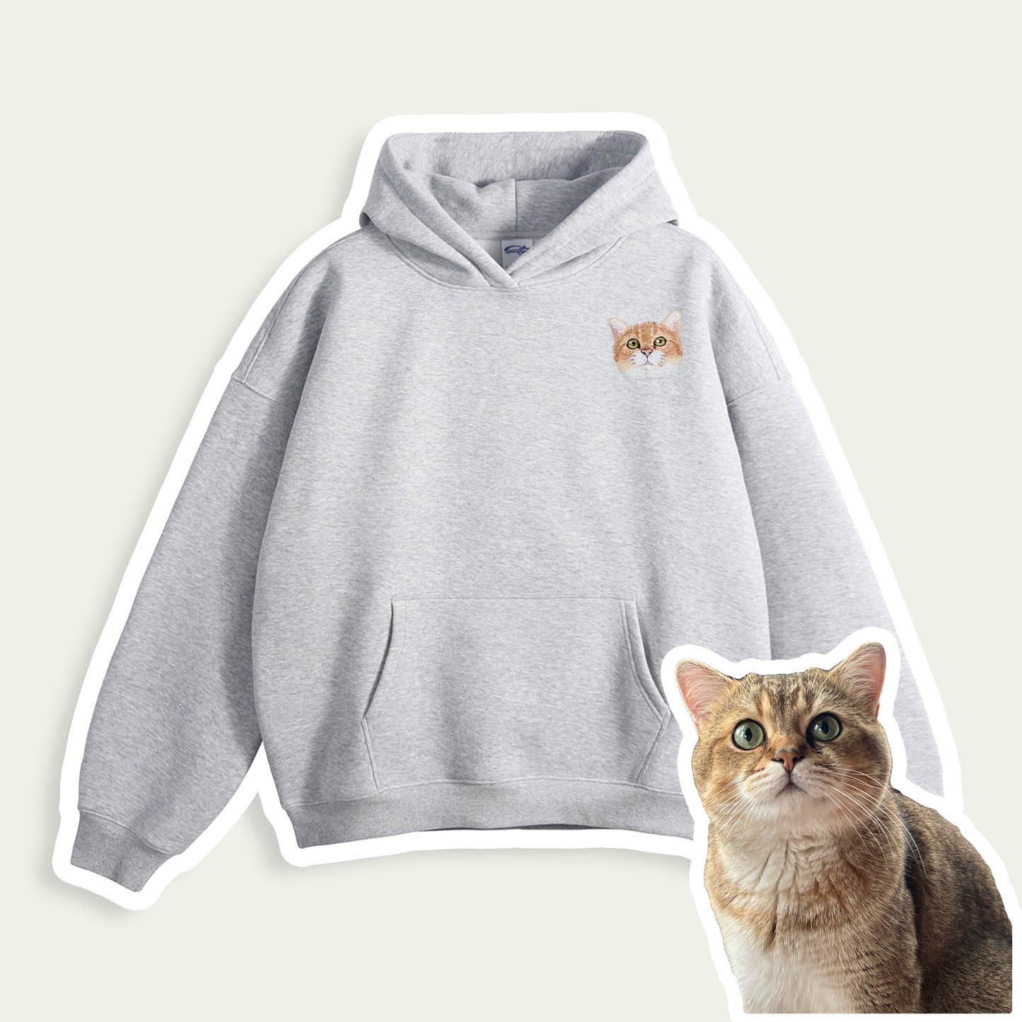 Custom Embroidered Pet Patch Hoodie