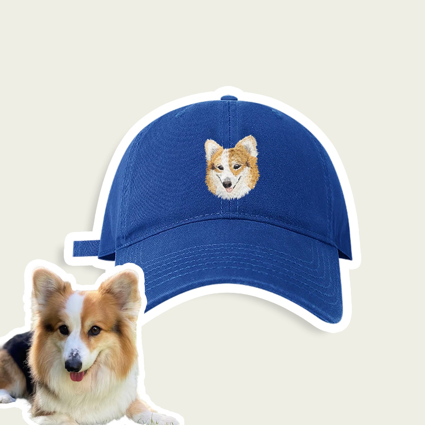 Custom Pet Embroidered Patch Hat