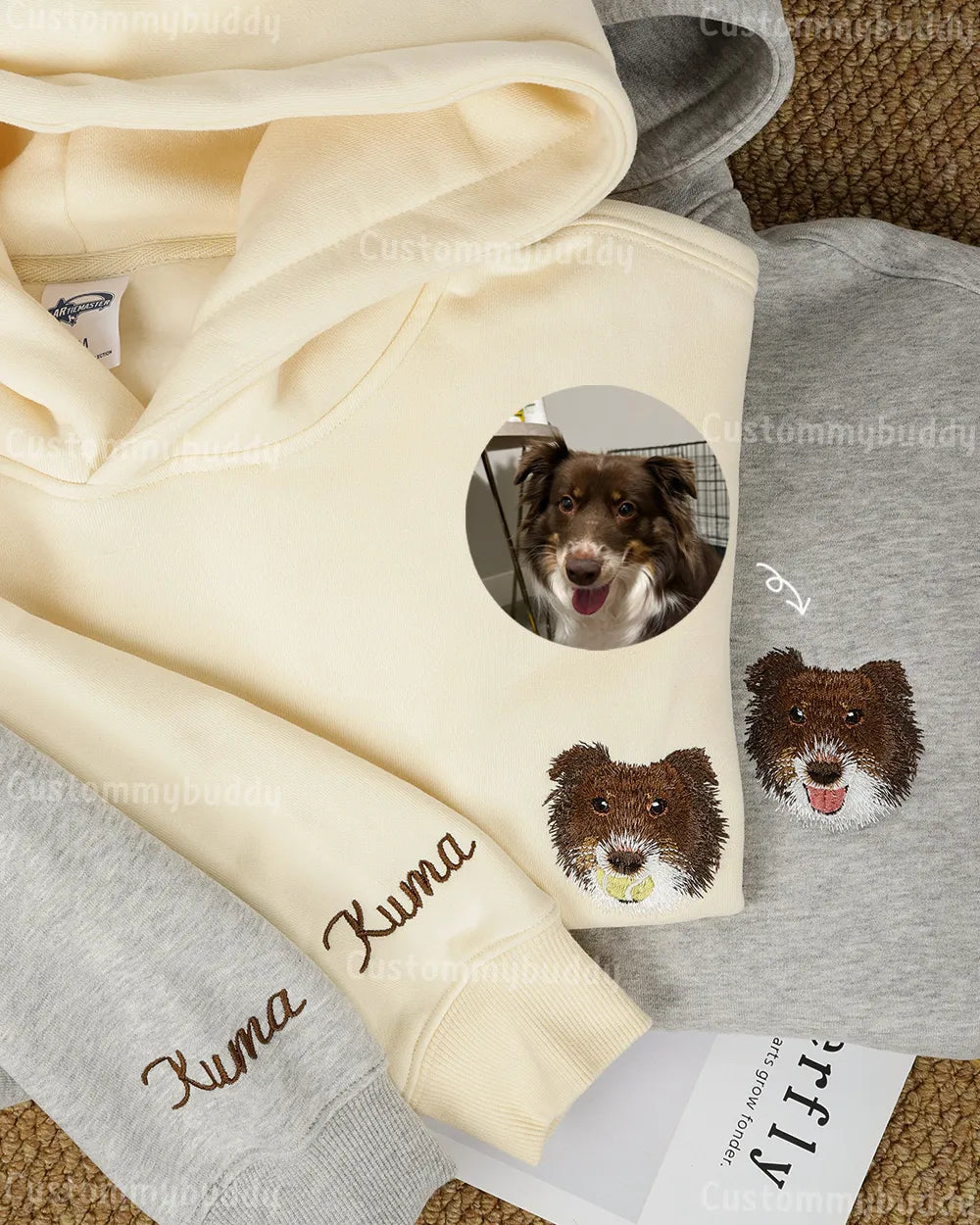 Custom Embroidered Pet Patch Hoodie