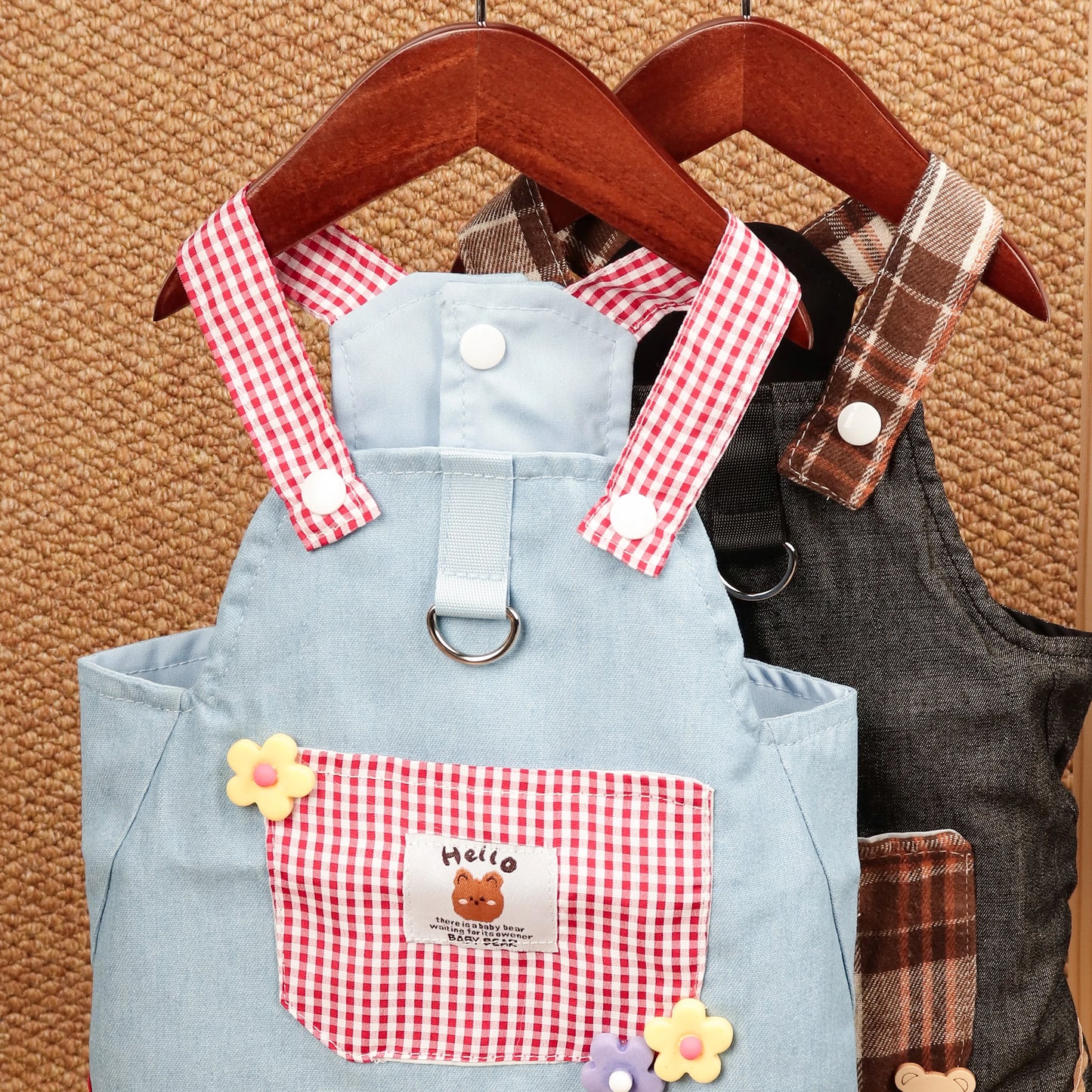 Denim Bear Pocket Dress
