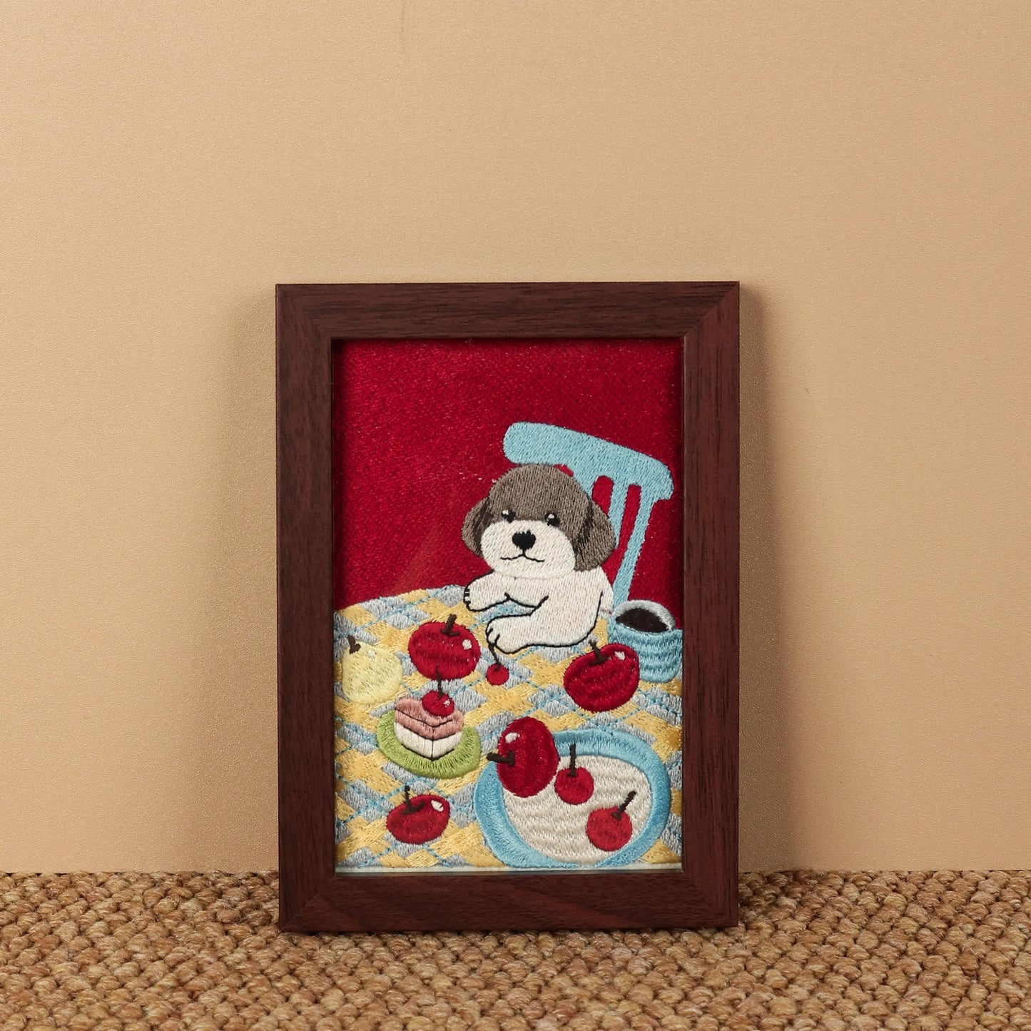 Custom Embroidered Framed Photo