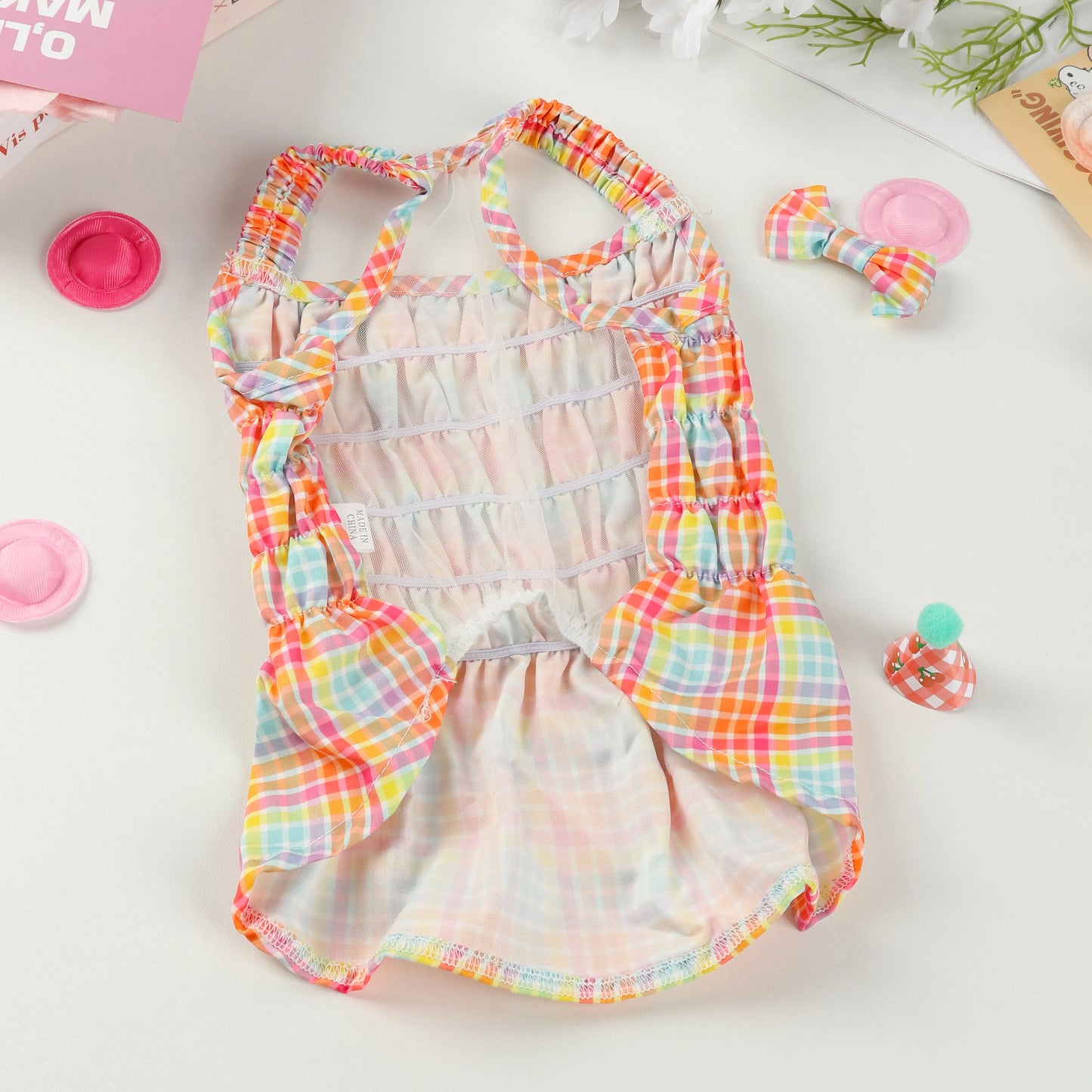 Rainbow Ruffle Dress