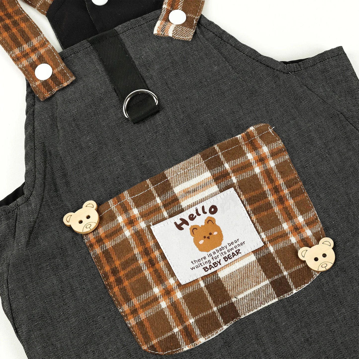 Denim Bear Pocket Dress
