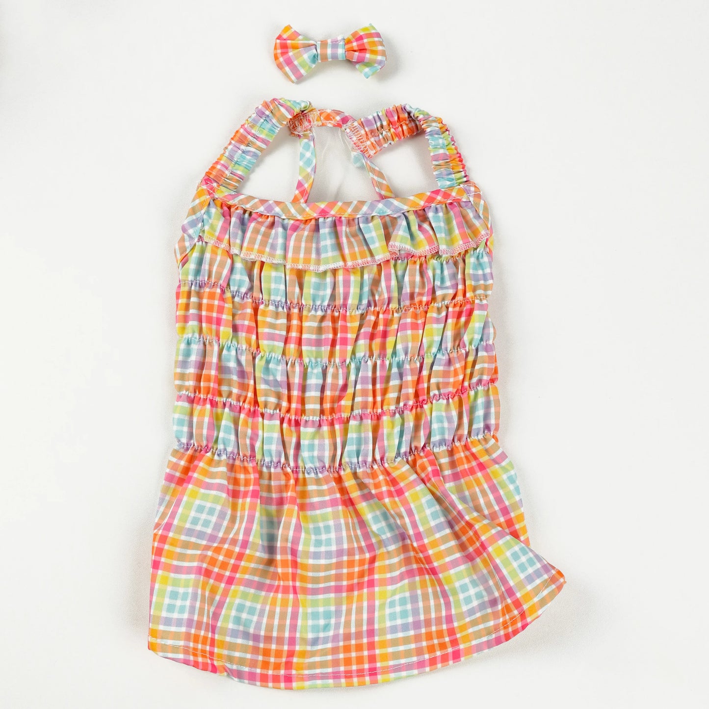 Rainbow Ruffle Dress