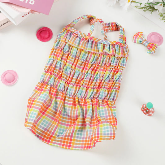 Rainbow Ruffle Dress