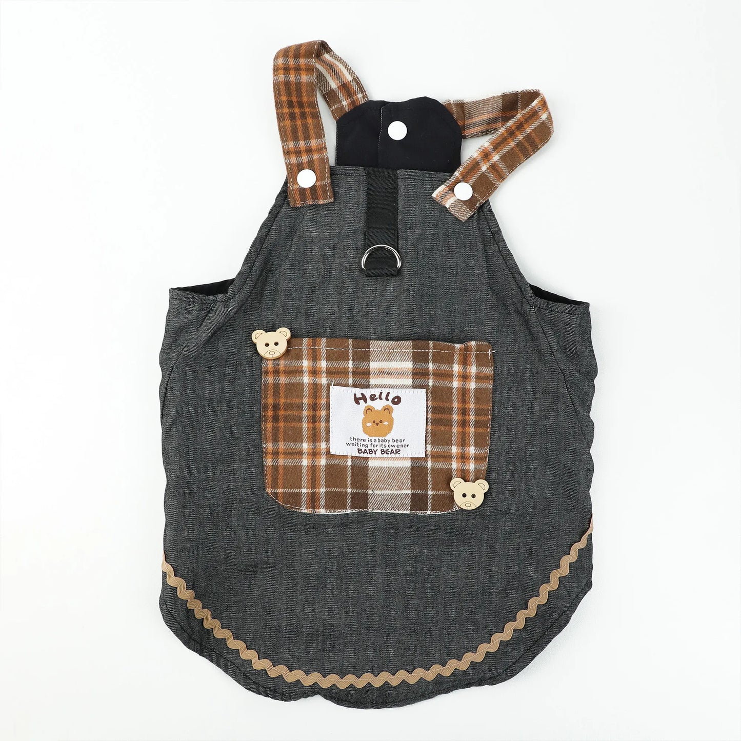 Denim Bear Pocket Dress