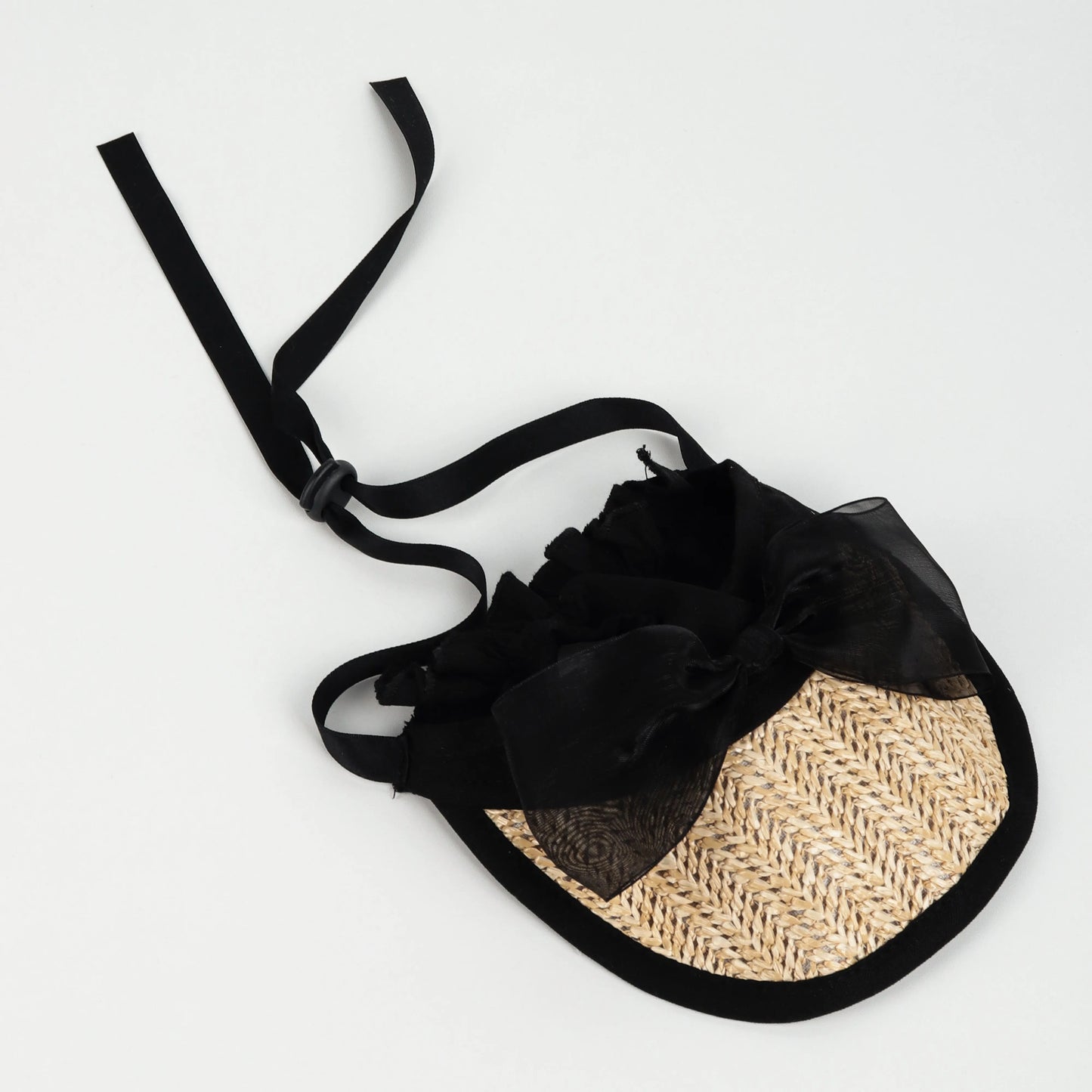 Cute Lace Straw Hat for Pets – French Vintage Summer Style
