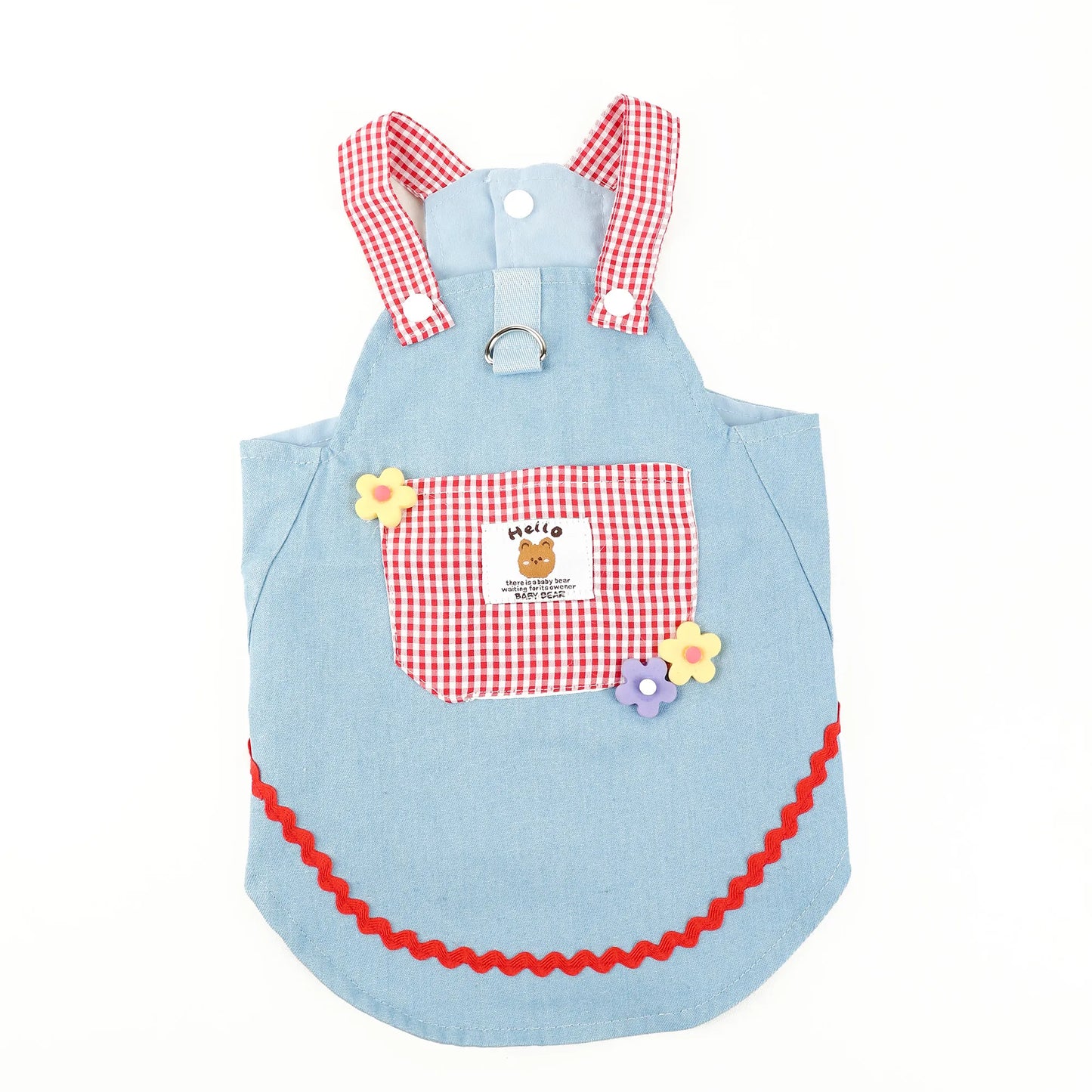 Denim Bear Pocket Dress