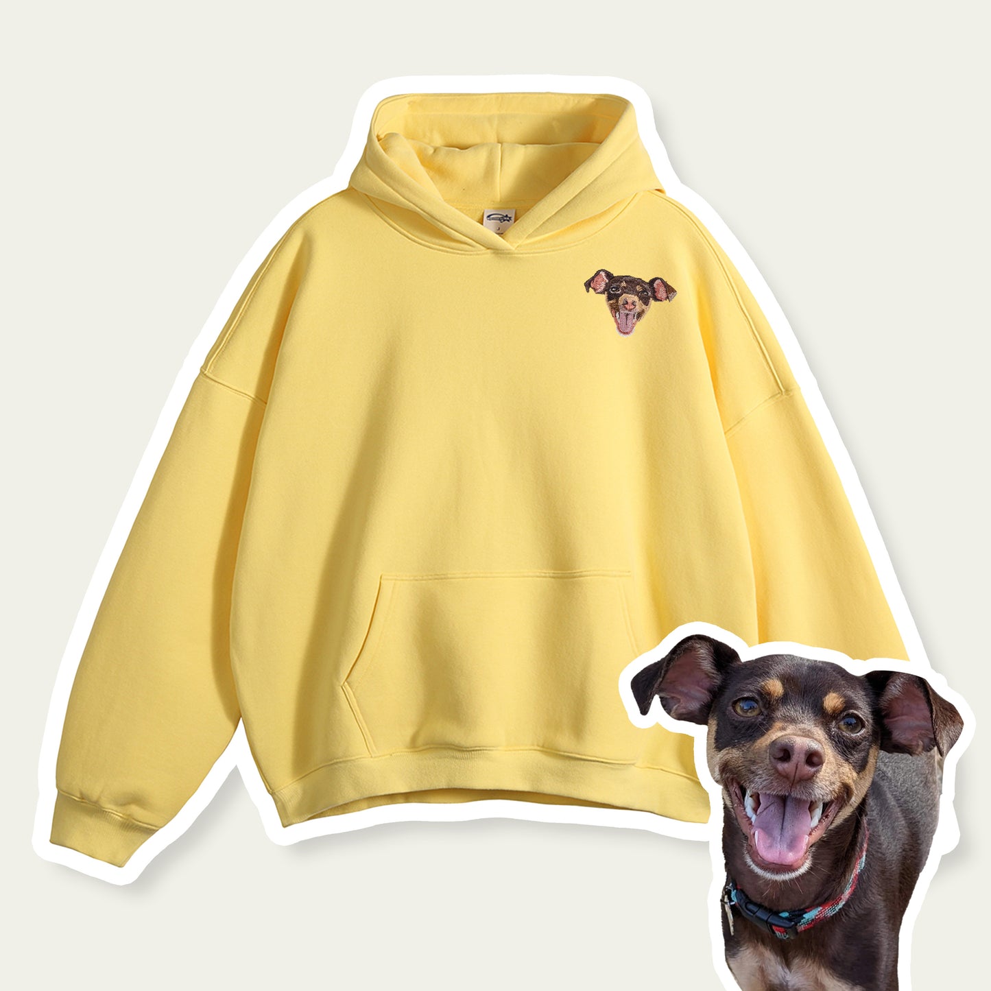 Custom Embroidered Pet Patch Hoodie