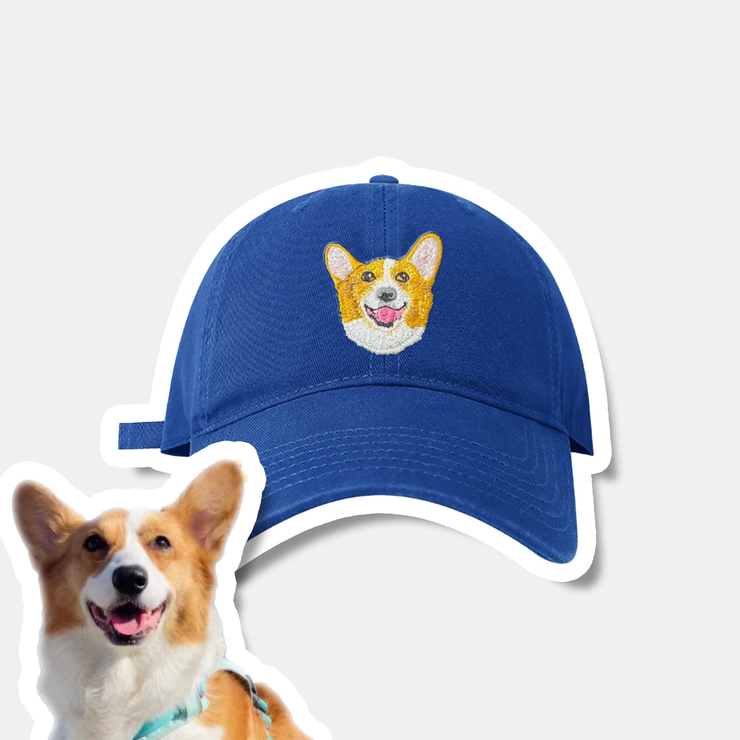 Custom Pet Embroidered Patch Hat