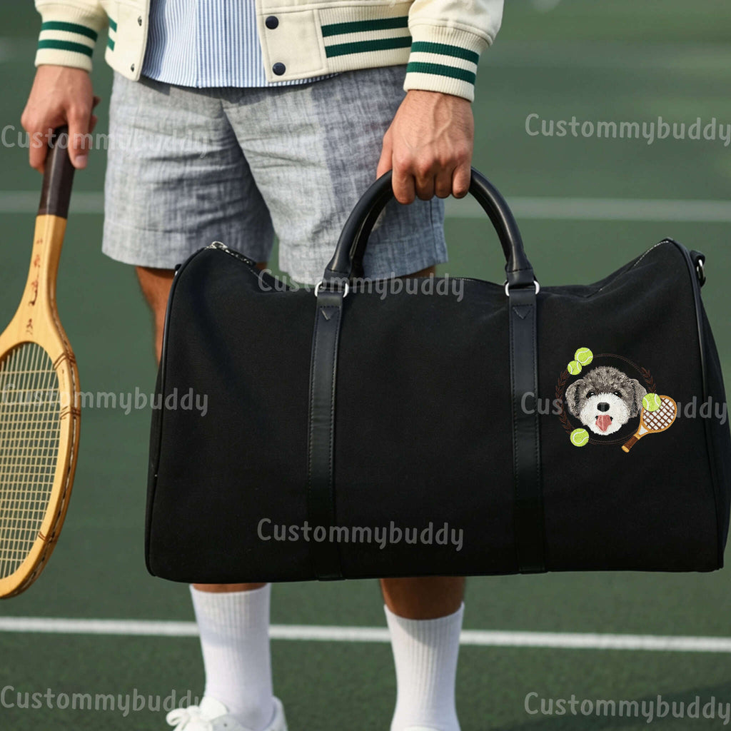 Custom Embroidered Pet Weekender Bag – product photo 10 of a custom embroidered bag