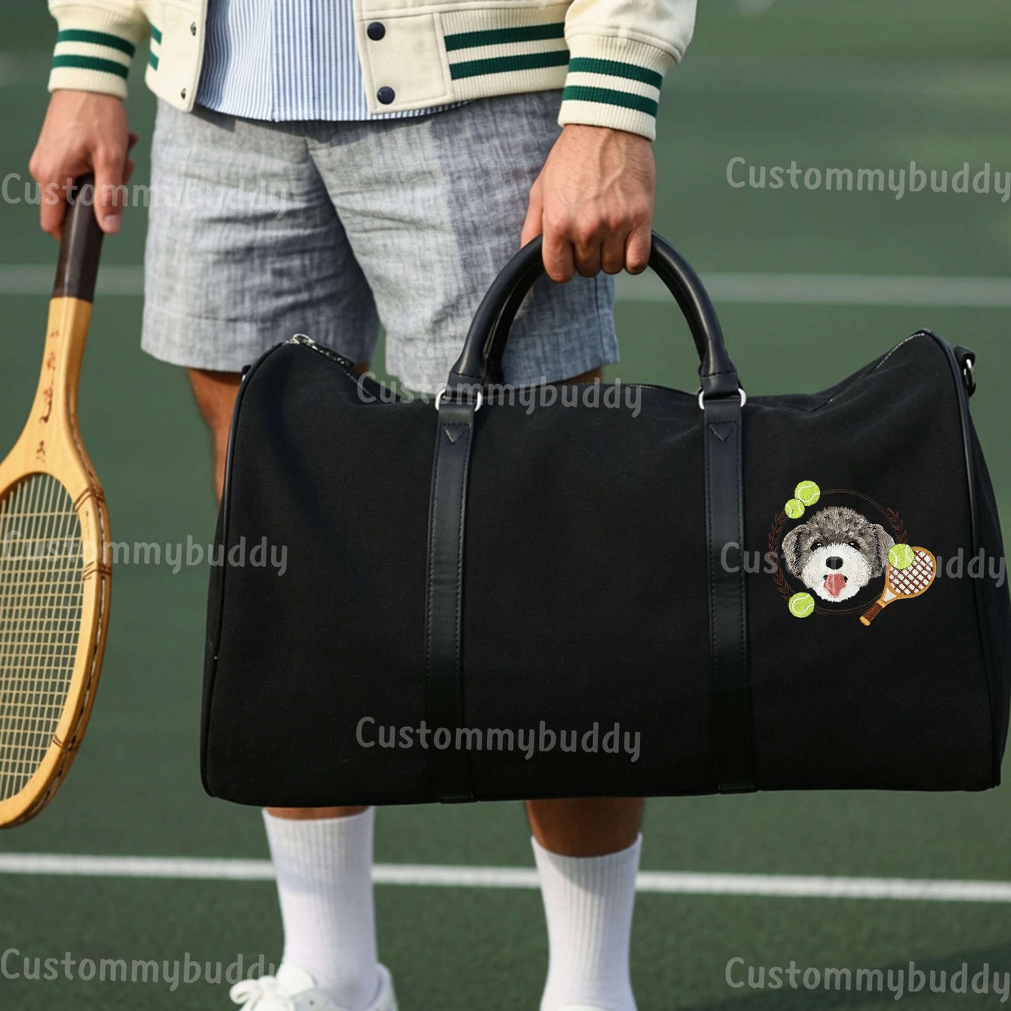 Custom Embroidered Pet Weekender Bag