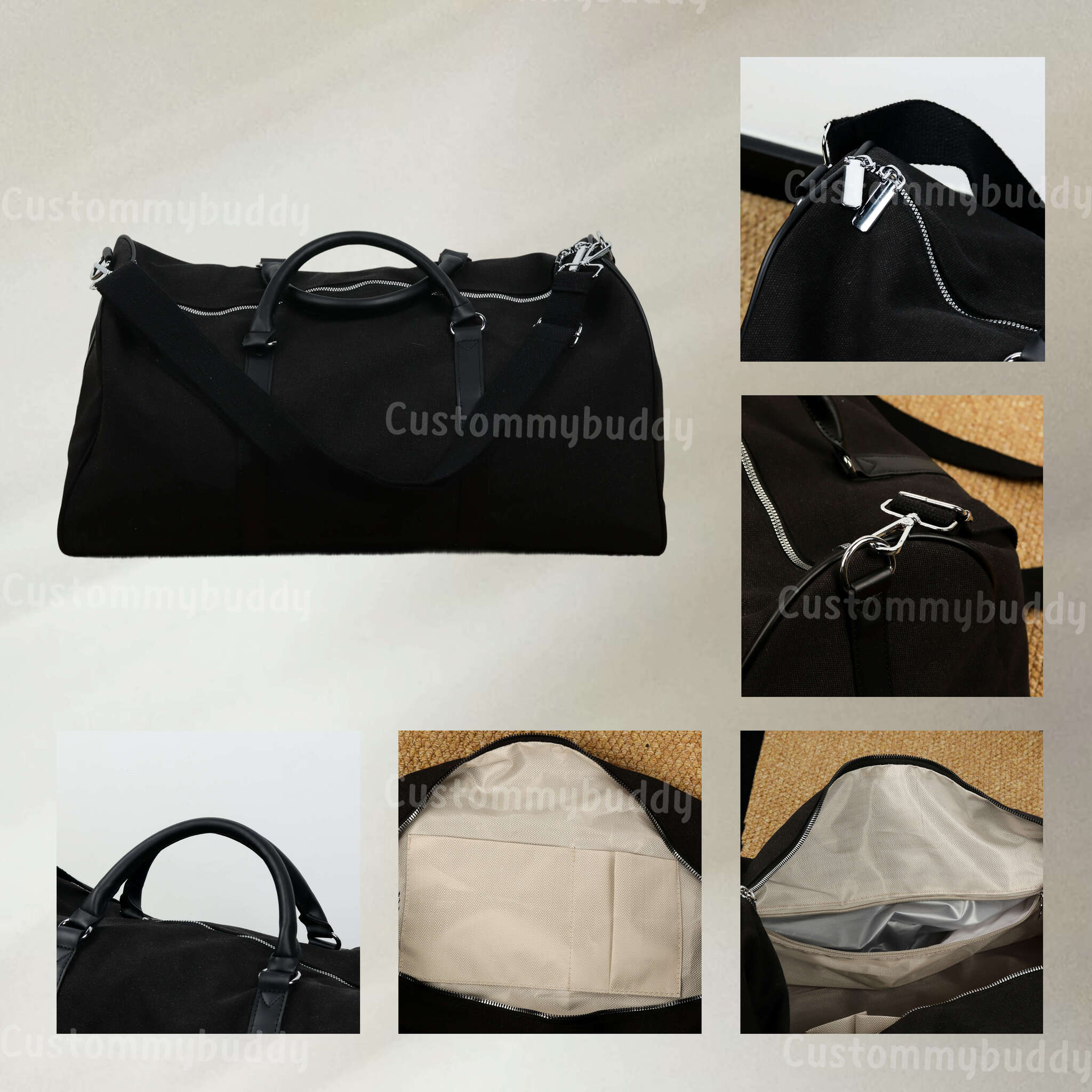 Custom Embroidered Pet Weekender Bag – product photo 11 of a custom embroidered bag