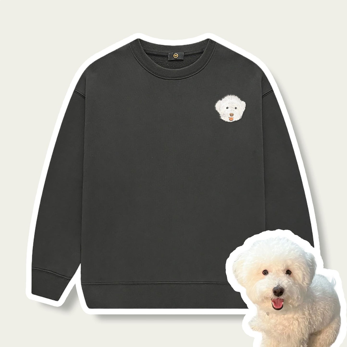Custom Embroidered Pet Kids Sweatshirt