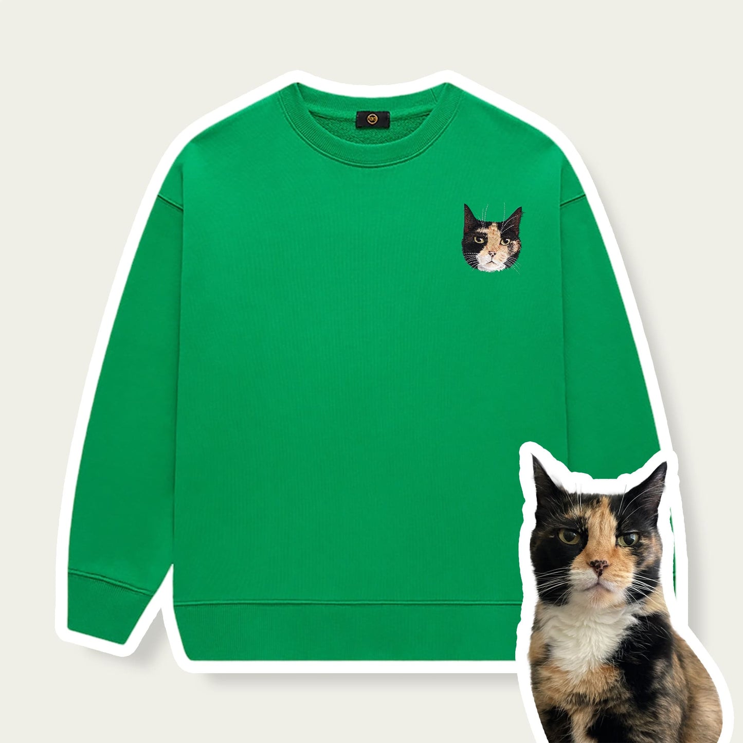 Custom Embroidered Pet Kids Sweatshirt