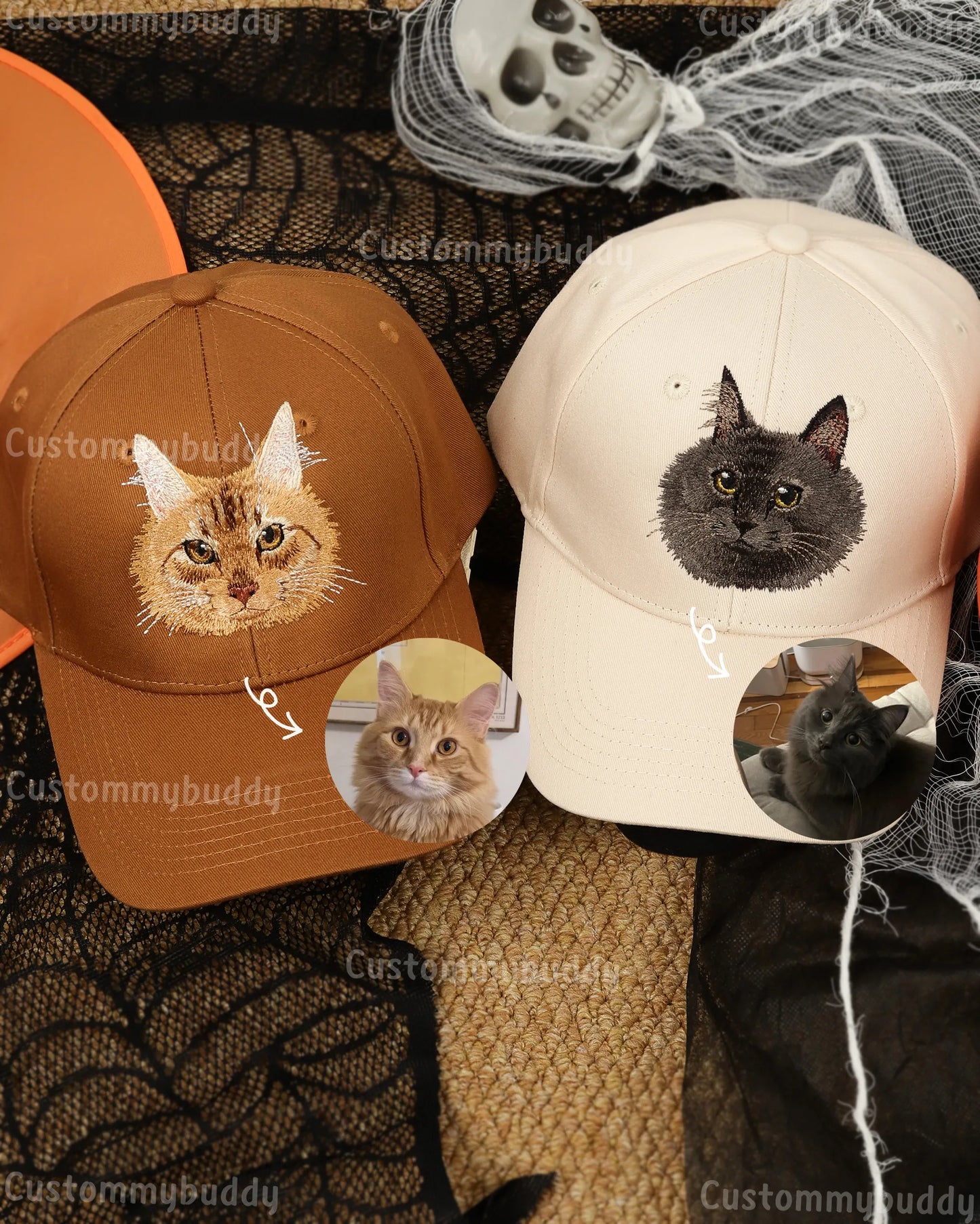 Custom Pet Embroidered Patch Hat