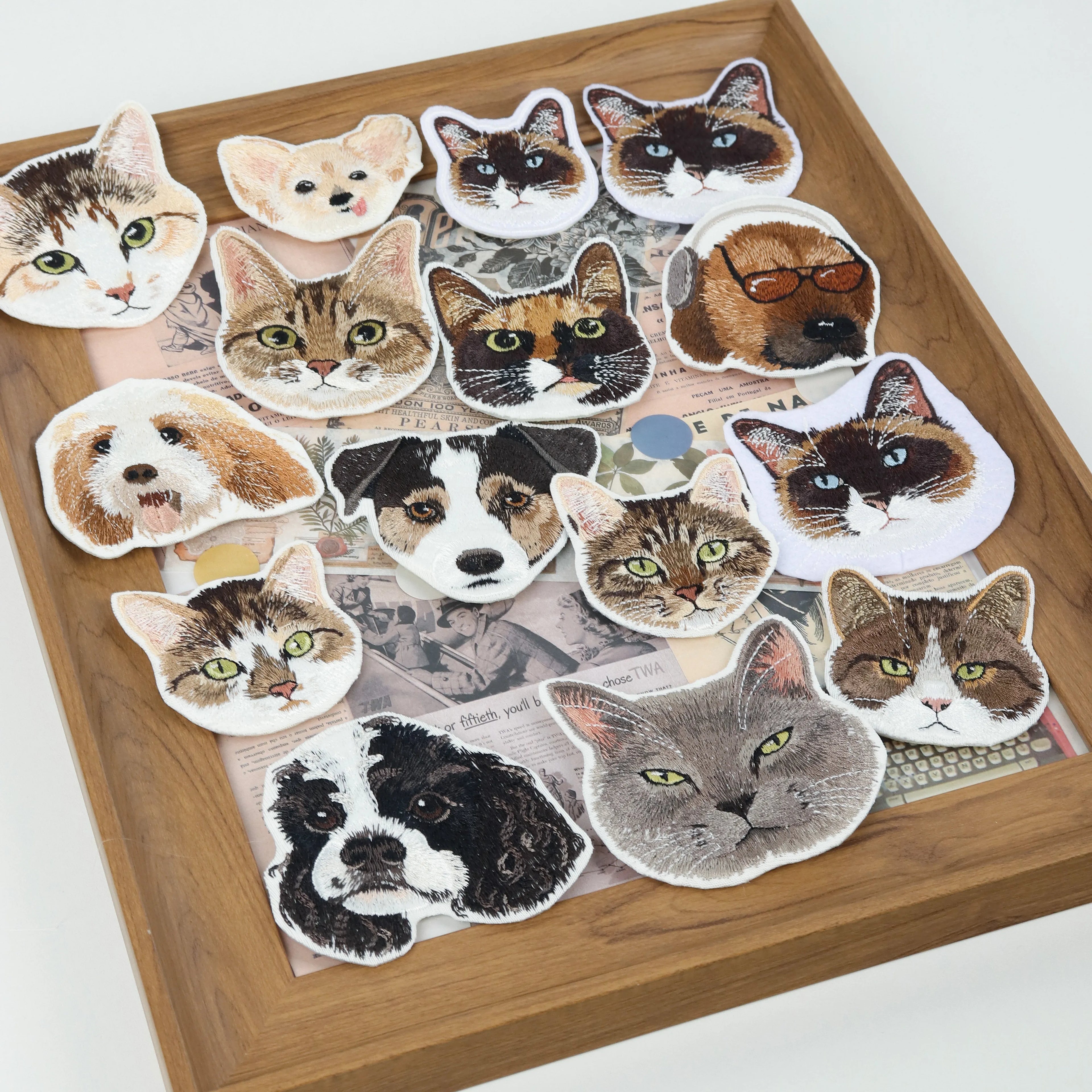 Custom Embroidery Patch – product photo 4 of a custom embroidered custom embroidered pet piece
