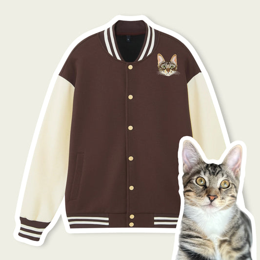 Aangepaste Pet Varsity-jas