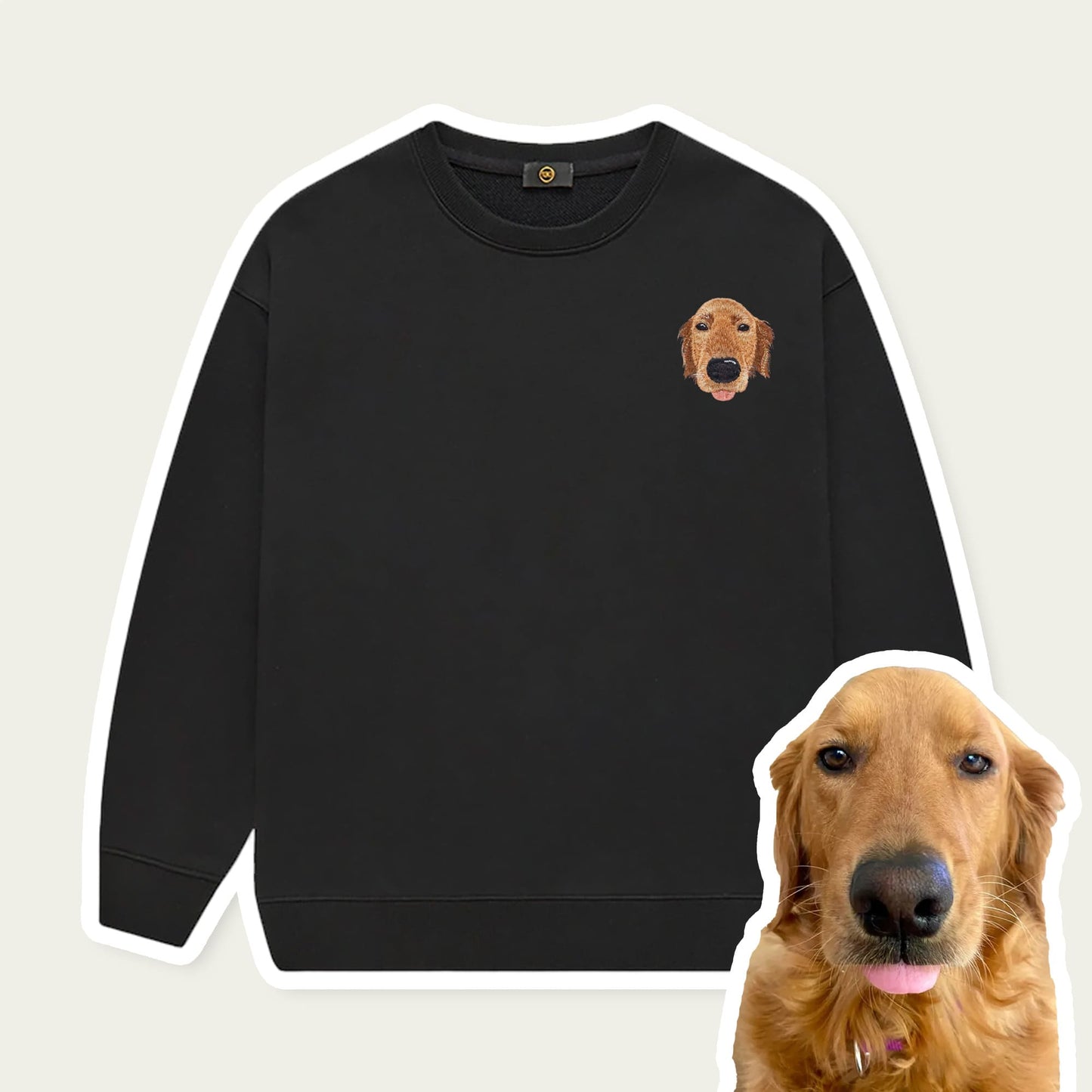 Custom Embroidered Pet Kids Sweatshirt