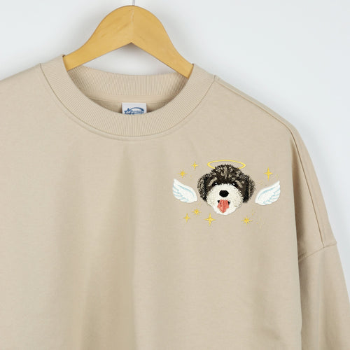 Custom Embroidered Pet Memorial Sweatshirt – main product photo of a custom embroidered sweatshirt