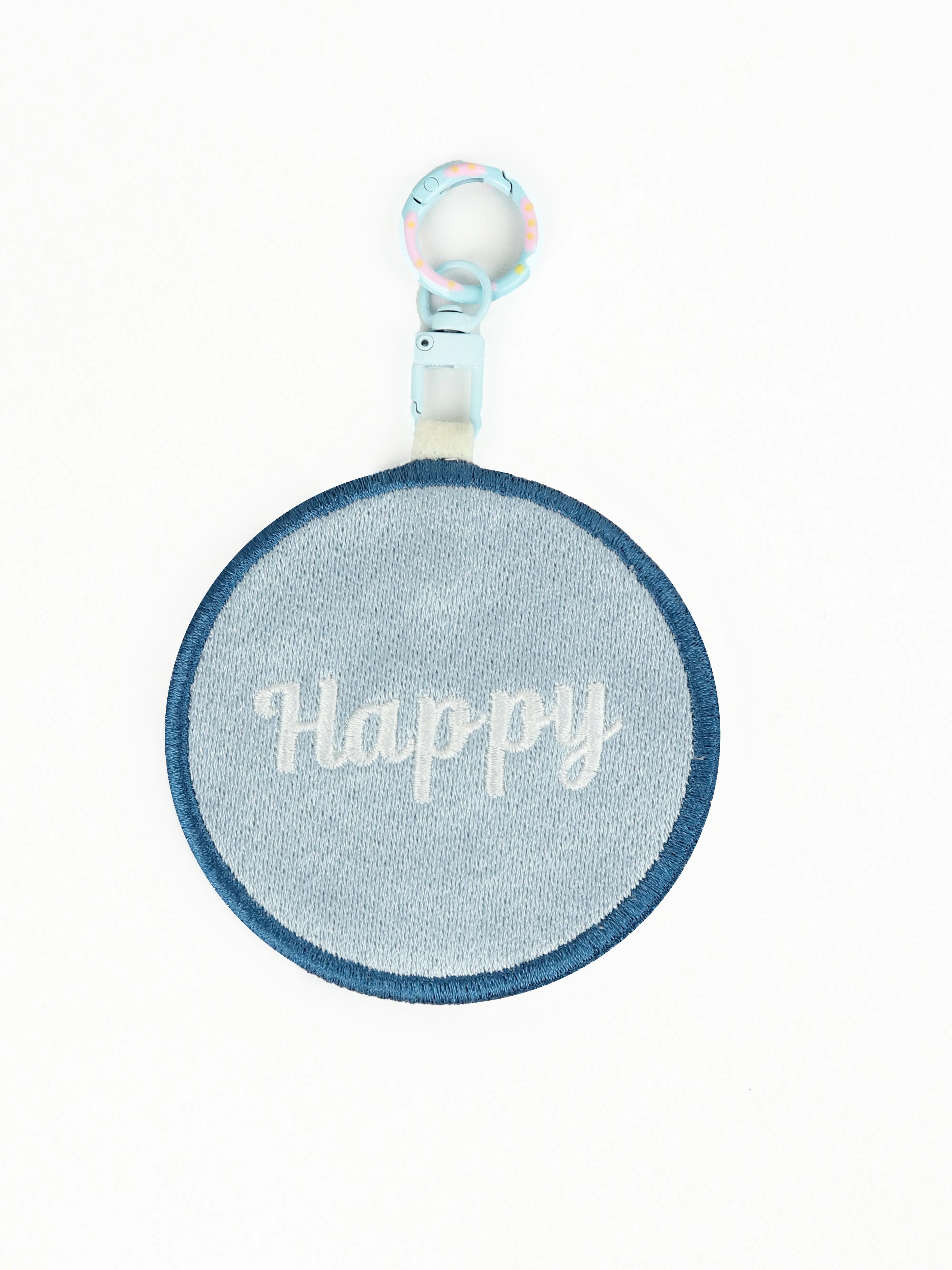 Custom Pet Embroidery Key Chain – product photo 3 of a custom embroidered key chain