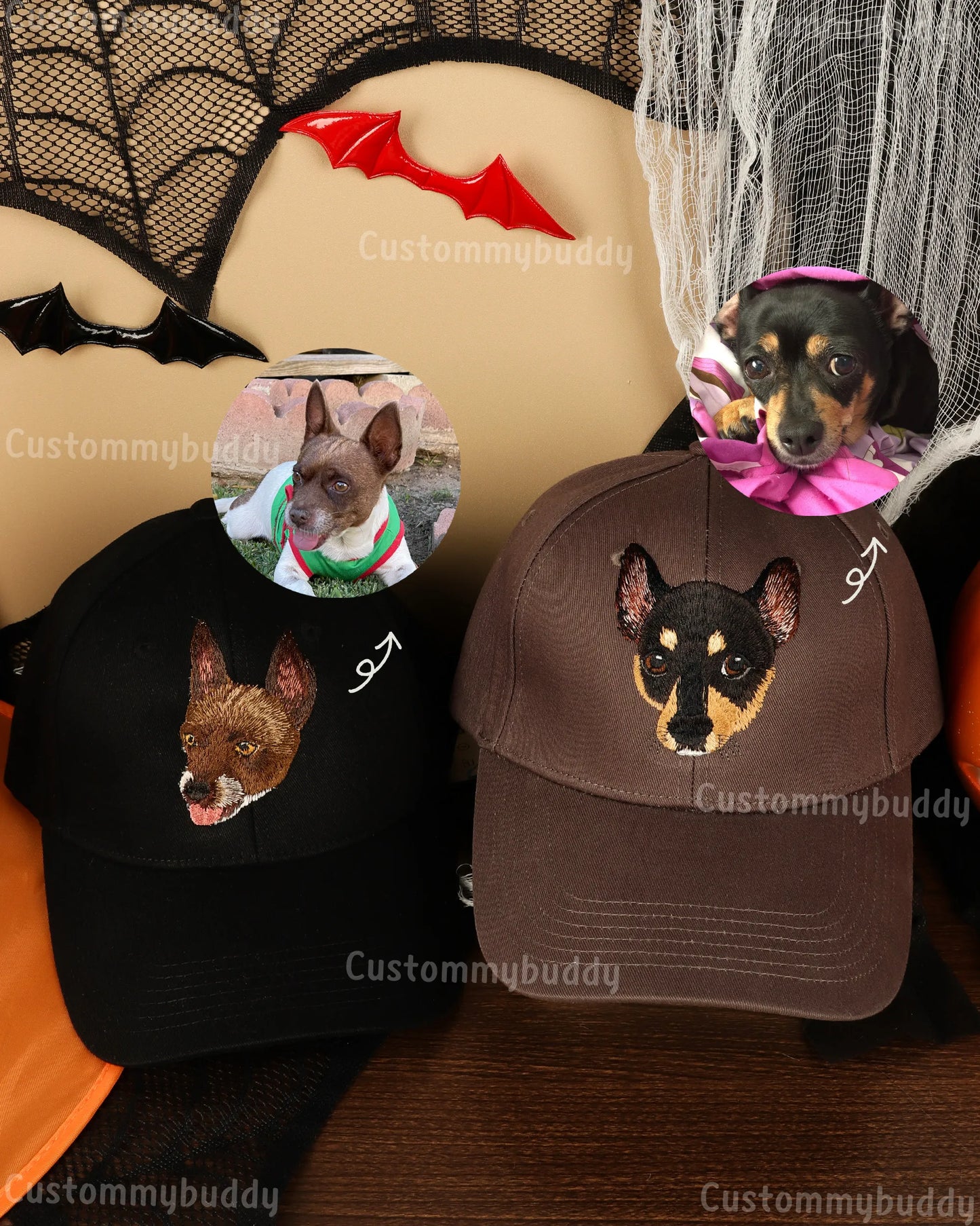 Custom Pet Embroidered Patch Hat