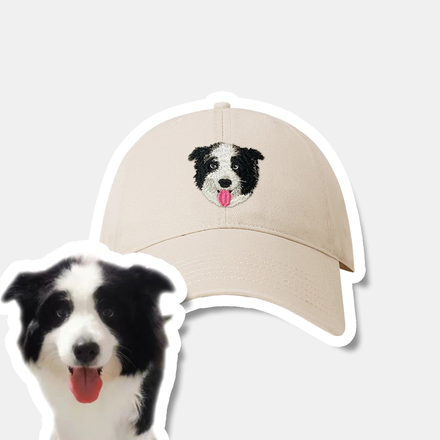 Custom Pet Embroidered Patch Hat