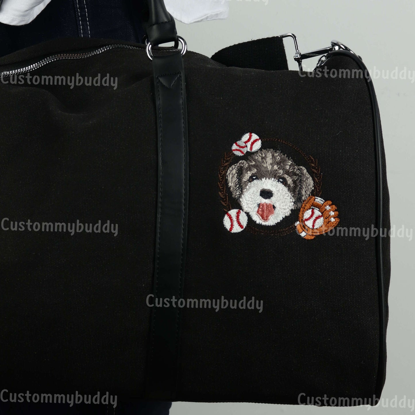 Custom Embroidered Pet Weekender Bag