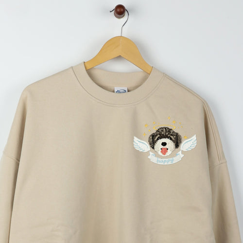 Custom Embroidered Pet Memorial Sweatshirt – second product photo of a custom embroidered sweatshirt