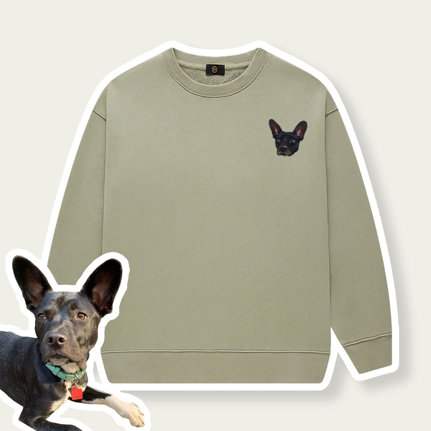 Custom Embroidered Pet Kids Sweatshirt