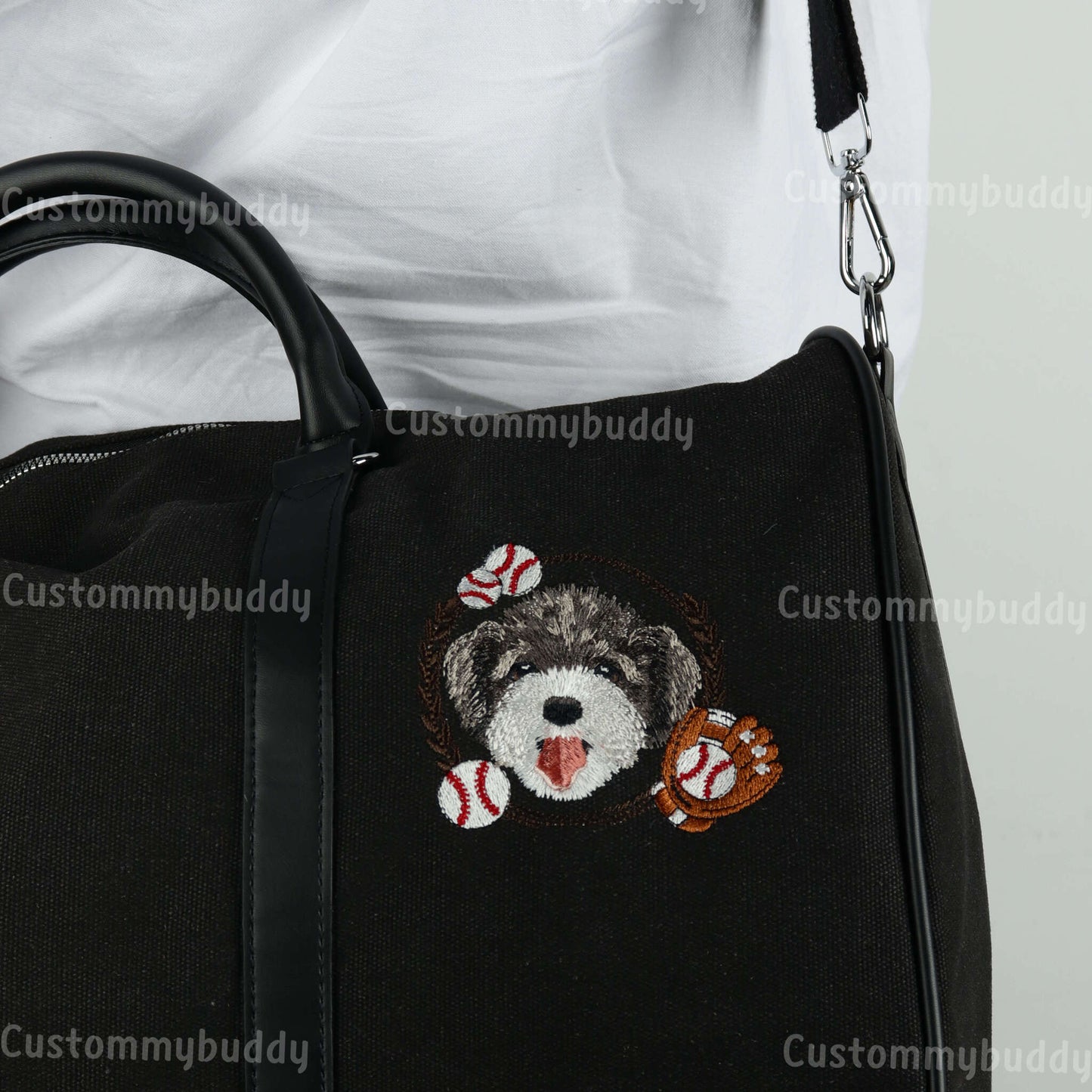 Custom Embroidered Pet Weekender Bag