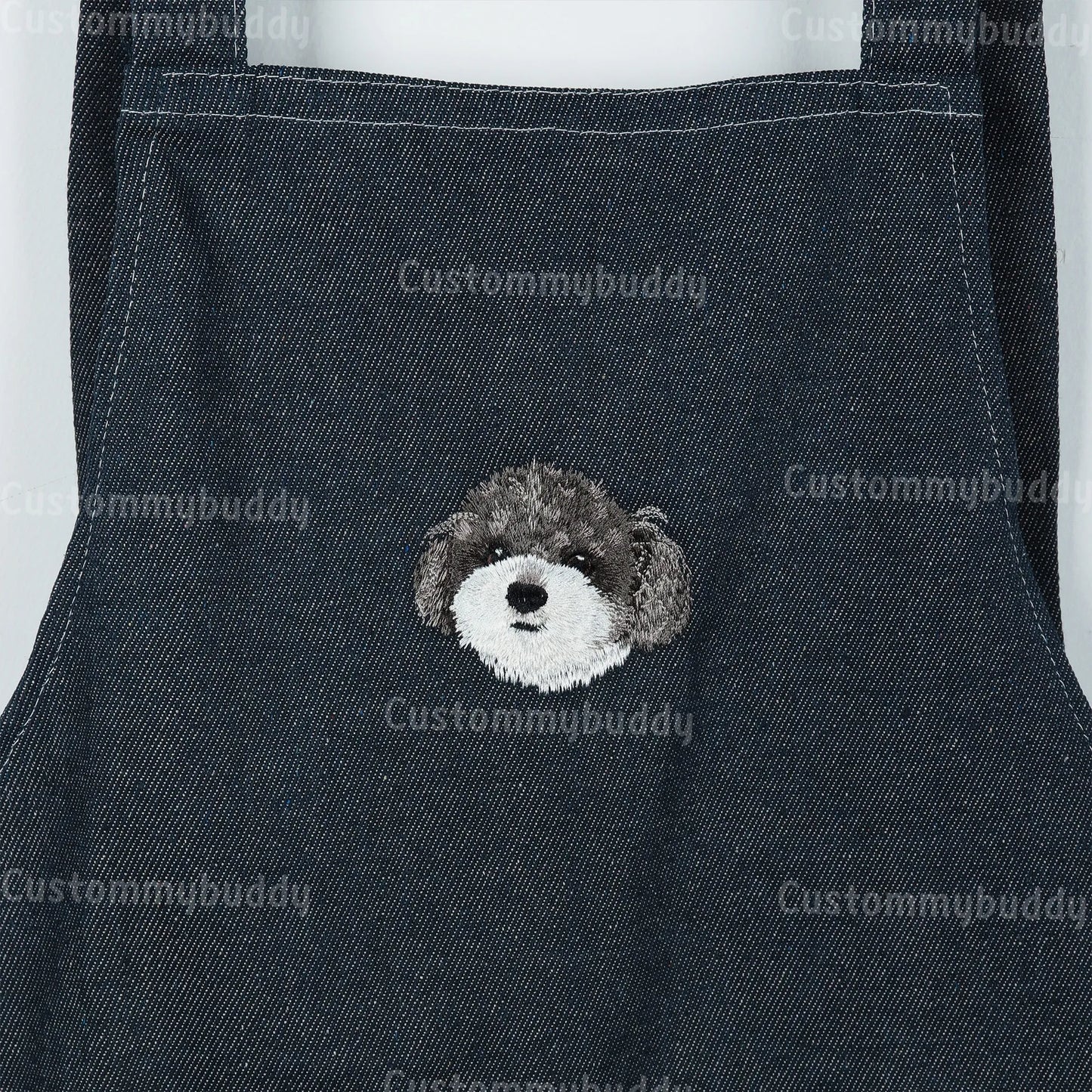 Custom Embroidered Denim Apron