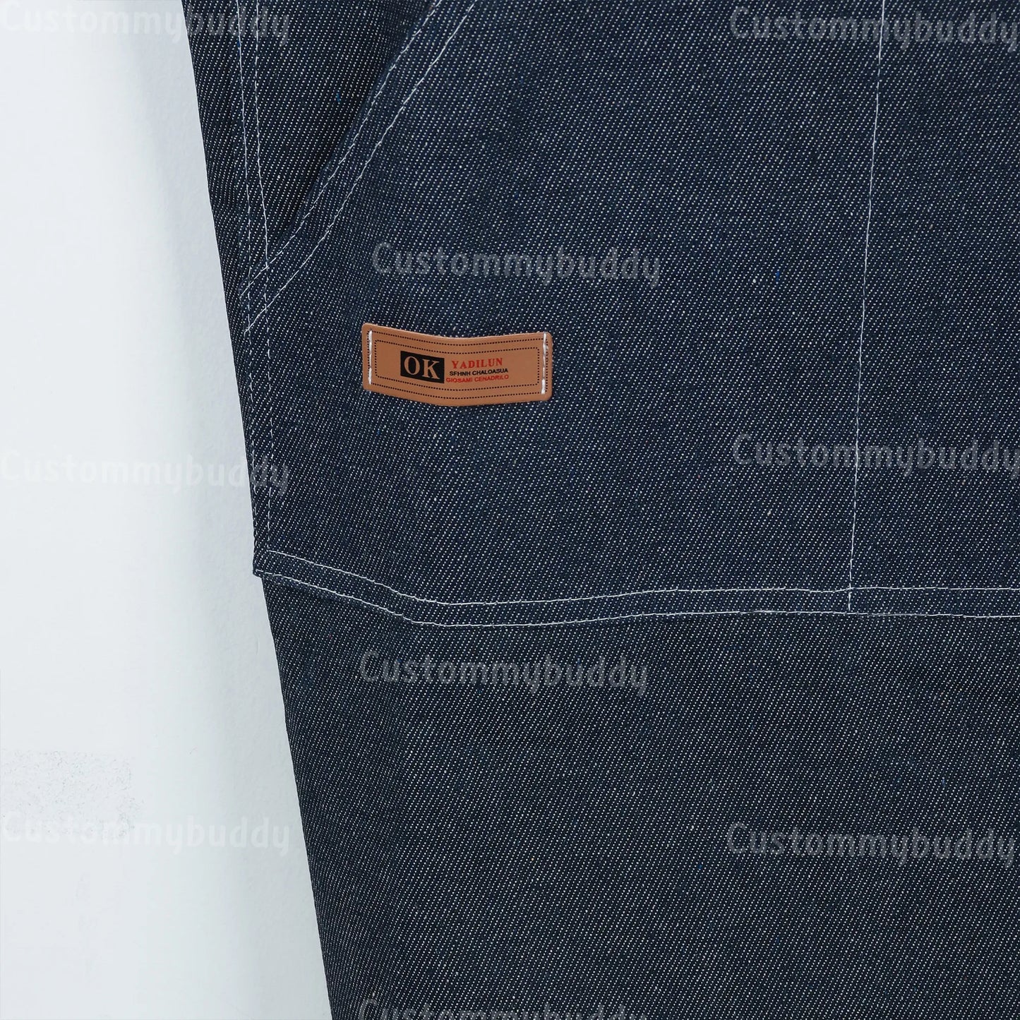 Custom Embroidered Denim Apron