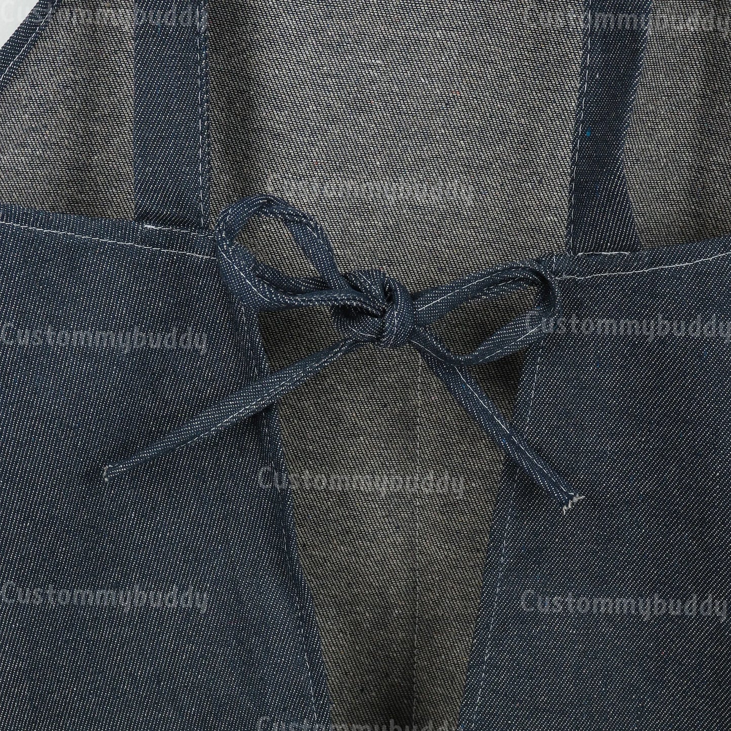 Custom Embroidered Denim Apron