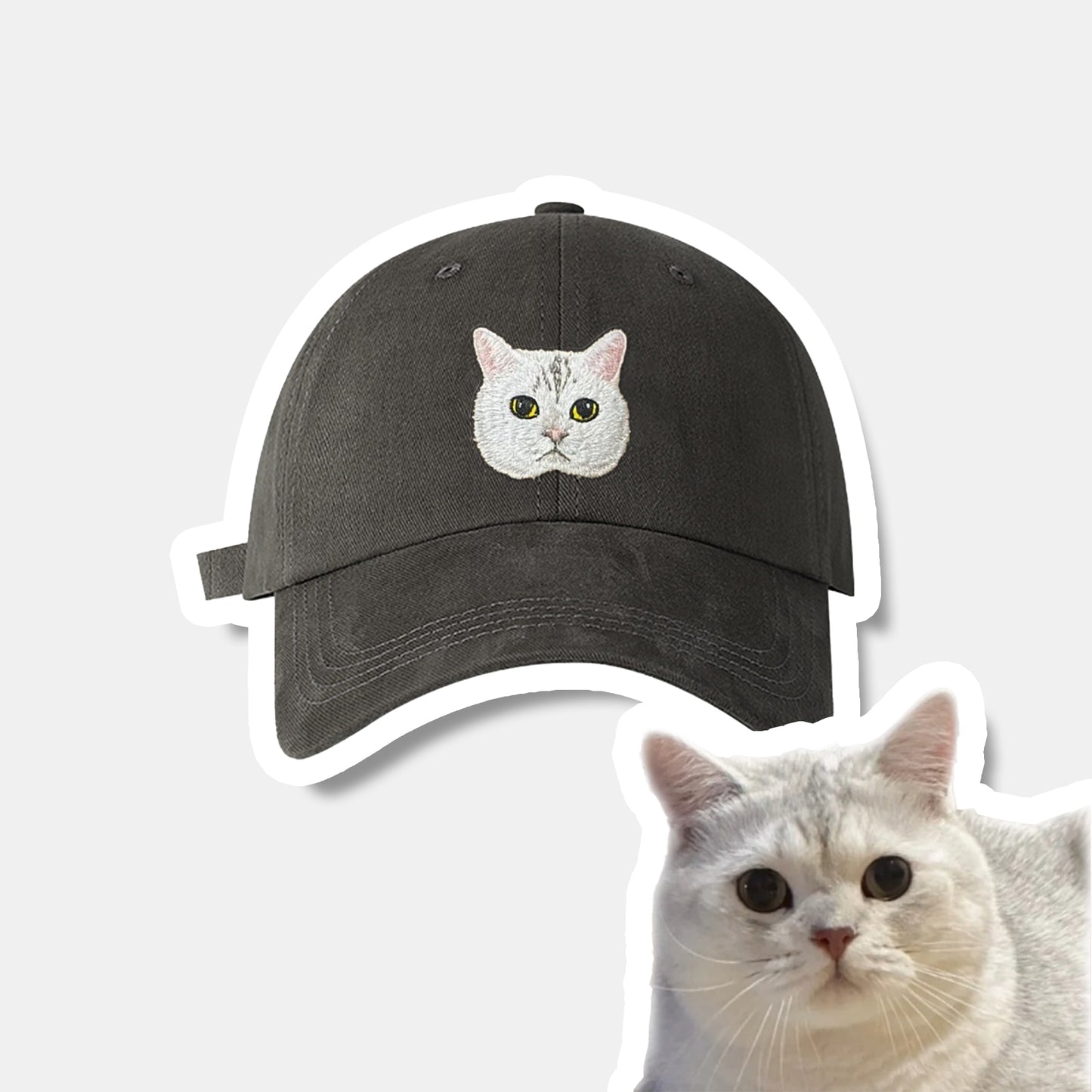 Custom Pet Embroidered Patch Hat