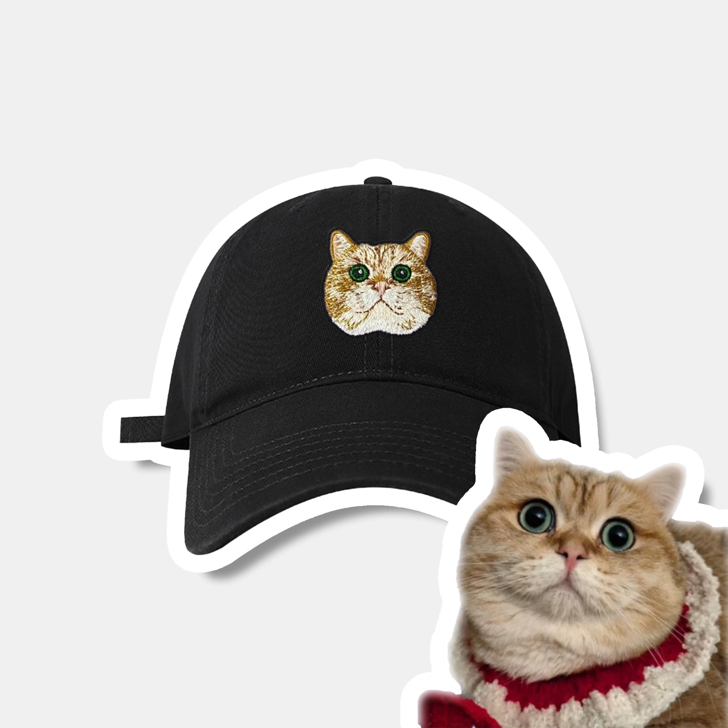 Custom Pet Embroidered Patch Hat