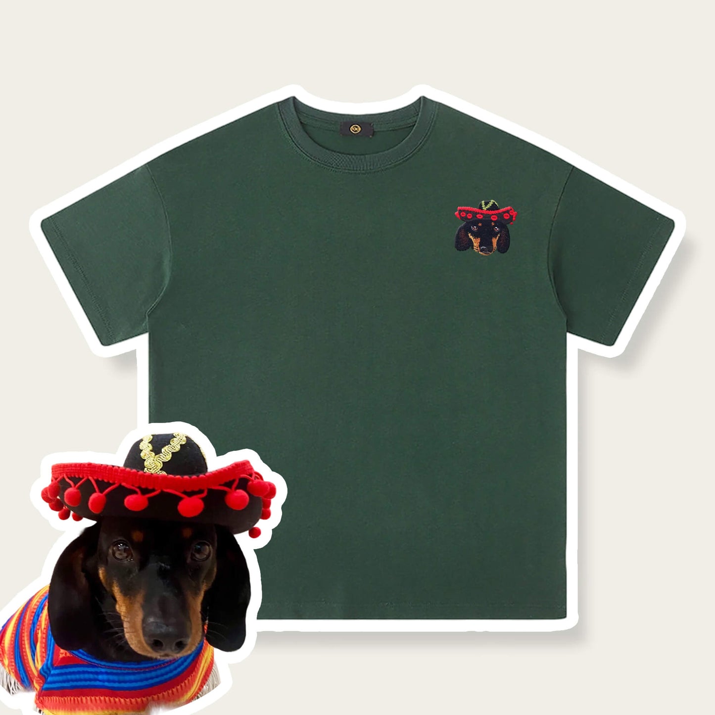 Custom Pet Embroidered Kids T-shirt
